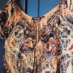 Fun Apt 9 Sun Dress Sz S New